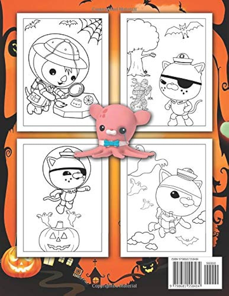 Octonauts coloring book awesome coloring book for everyone with âhalloween editionâ illustrations of octonauts for coloring and having fun testa nicoletta books