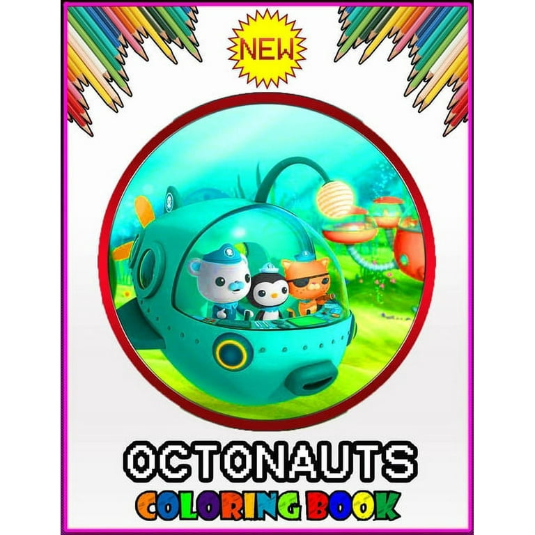 Octonauts coloring book a new octonauts capitain barnacles kwazii peso cassy twik shellington coloring book for those who love octonauts plenty of fantastic designs for kids and adult x size