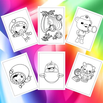 Discover ocean adventures with printable octonauts coloring pages collection