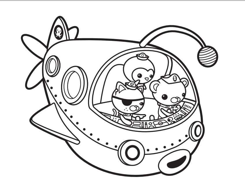 Octonauts coloring pages