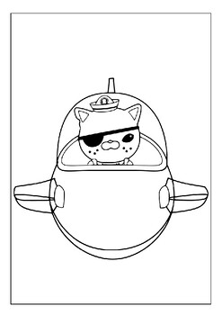 Explore the octopod world with printable octonauts coloring pages for kids