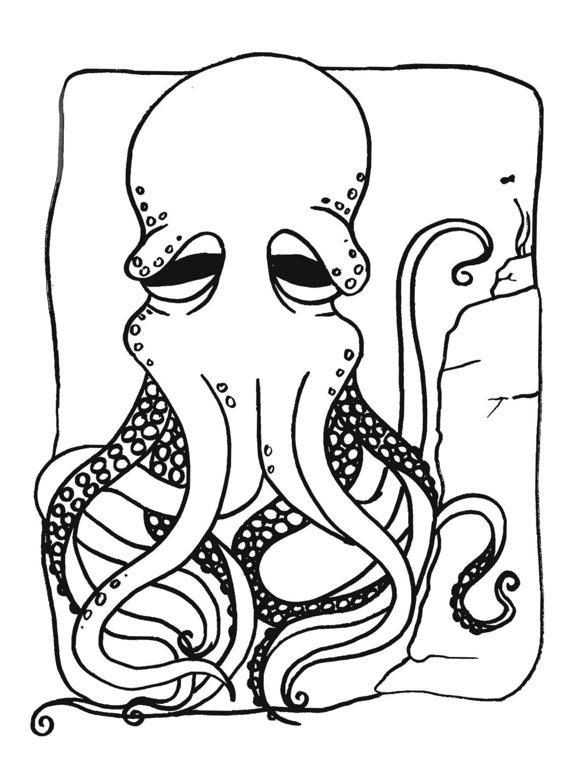 Free printable octopus coloring pages for kids