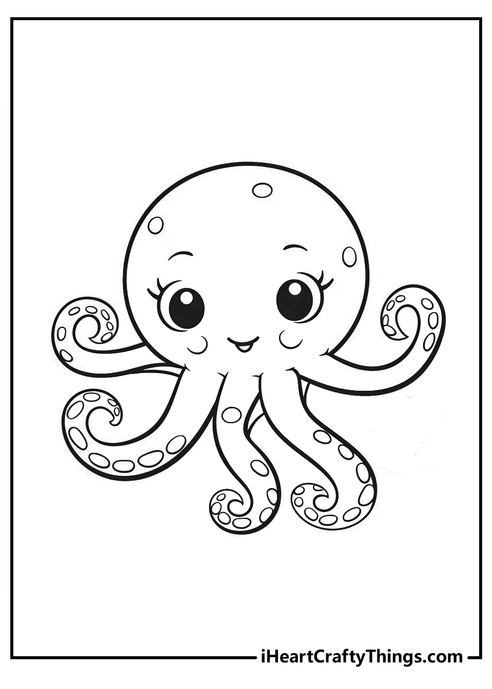 Octopus coloring pages free printables