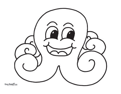 Octopus coloring pages