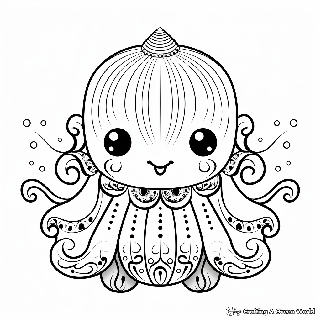 Octopus for adults coloring pages