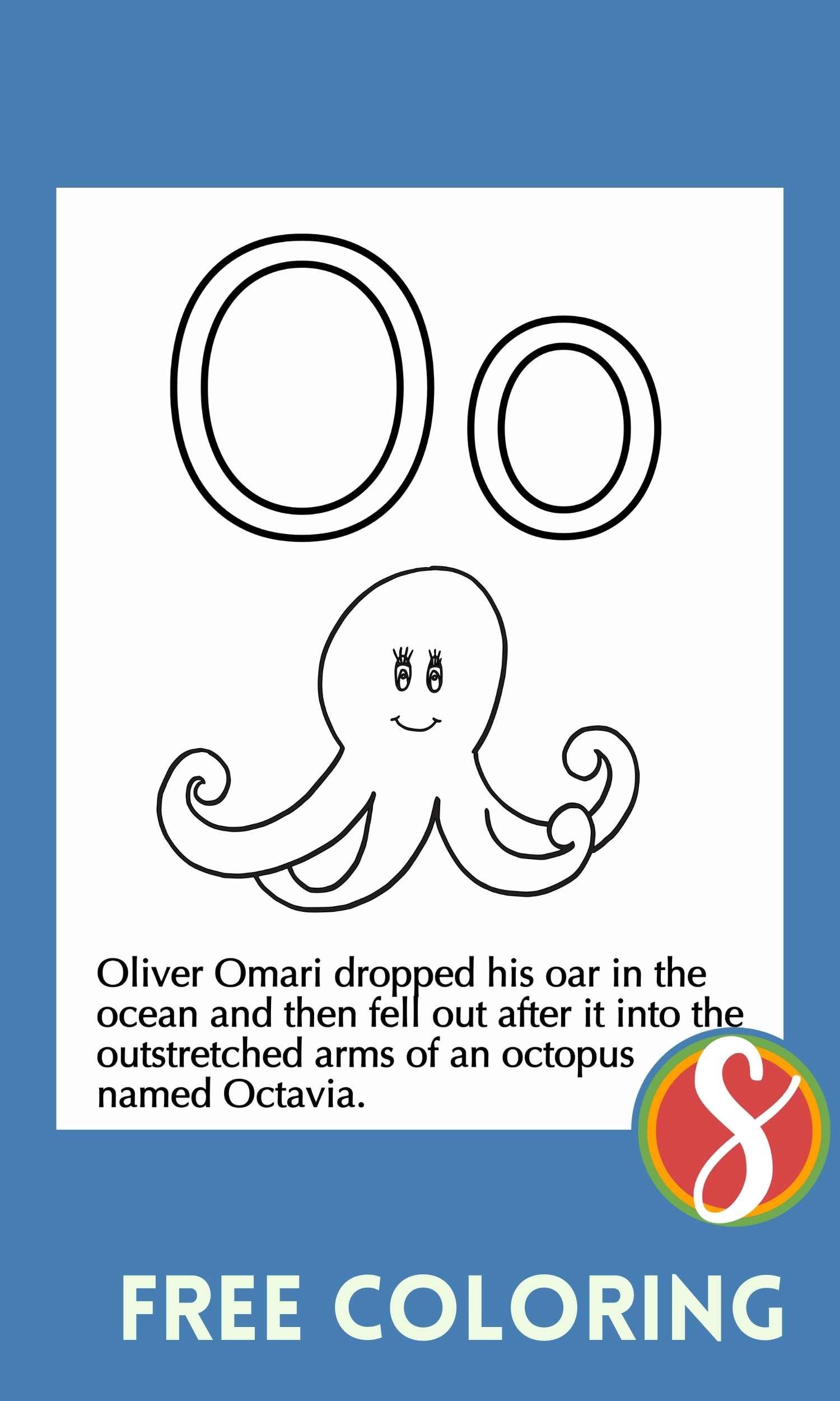 Free octopus coloring pages â stevie doodles