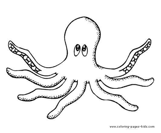 Octopus color sheet