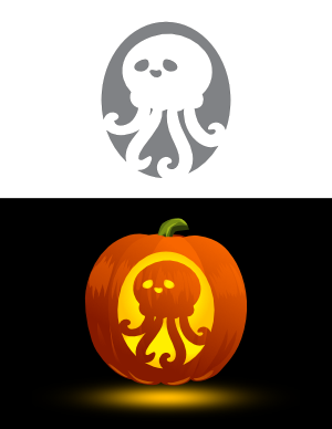Free printable animal pumpkin stencils page