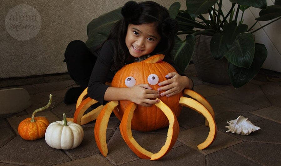 D octopus jack o lantern carving tutorial alpha mom