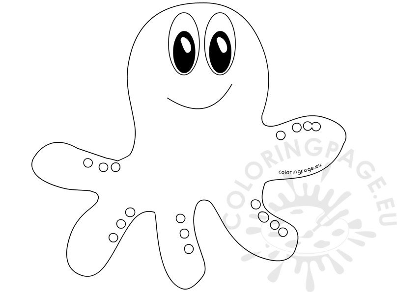 Printable octopus pattern coloring page