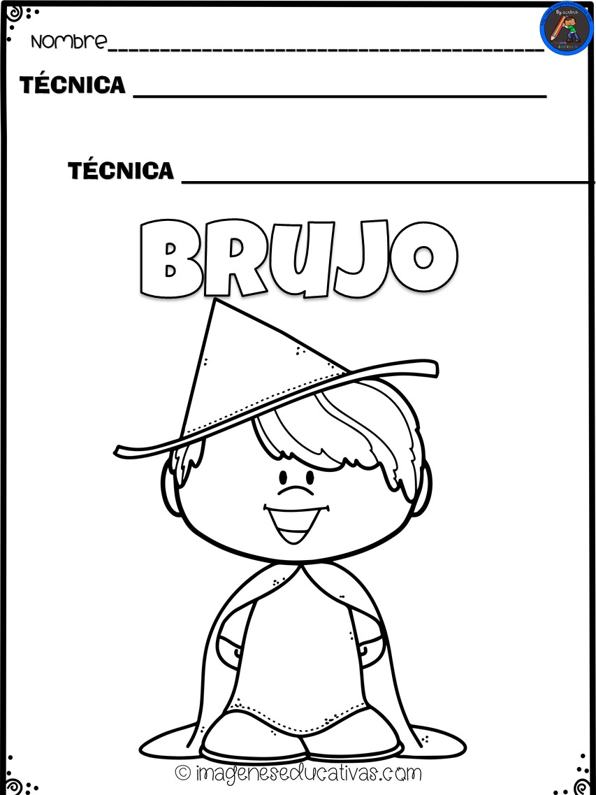 Cuaderno para colorear en halloween â imagenes educativas