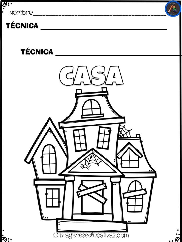 Cuaderno para colorear en halloween â imagenes educativas