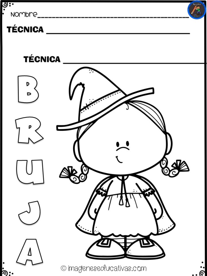 Cuaderno para colorear en halloween â imagenes educativas