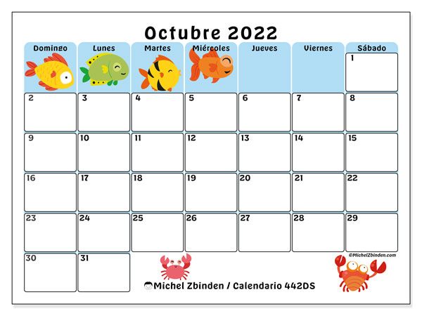 Calendio octubre