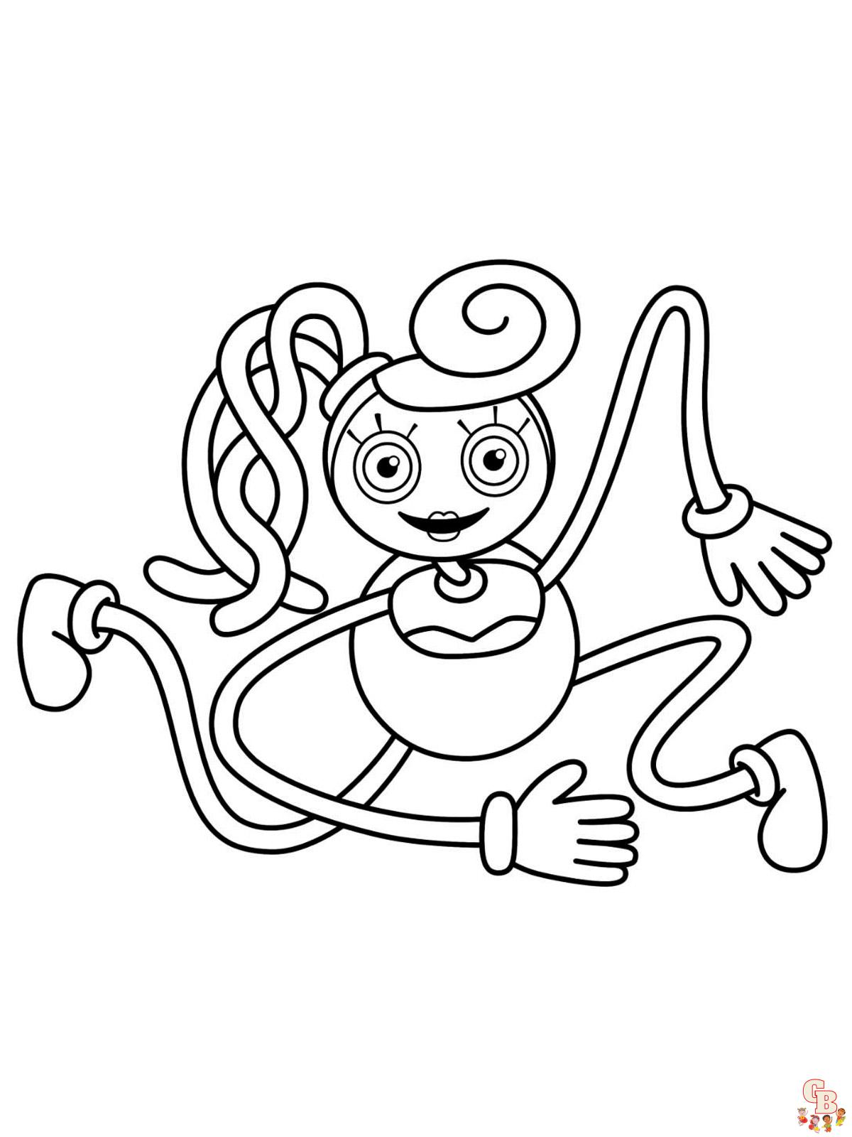 Poppy playtime chapter coloring pages hojas para imprimir gratis