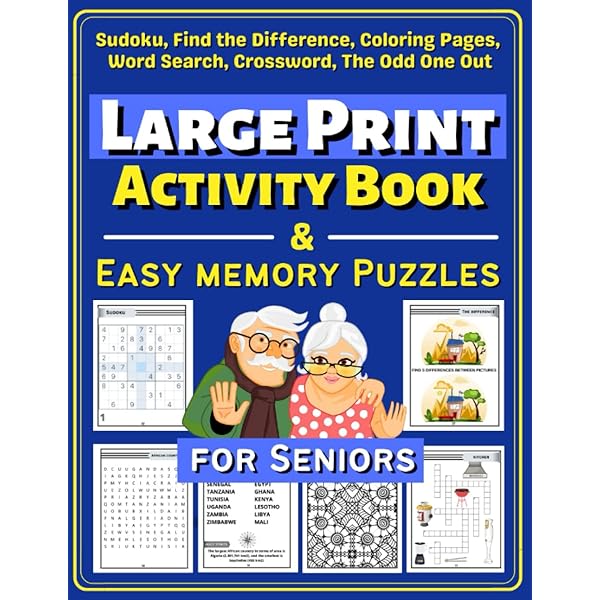 Easy and relaxing activities for adults mazes word search coloring pages fun game and activity book for dementia and alzheimers patients memory and elderly women and men puzzle gift for senior