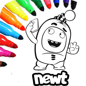 Oddbods coloring book â