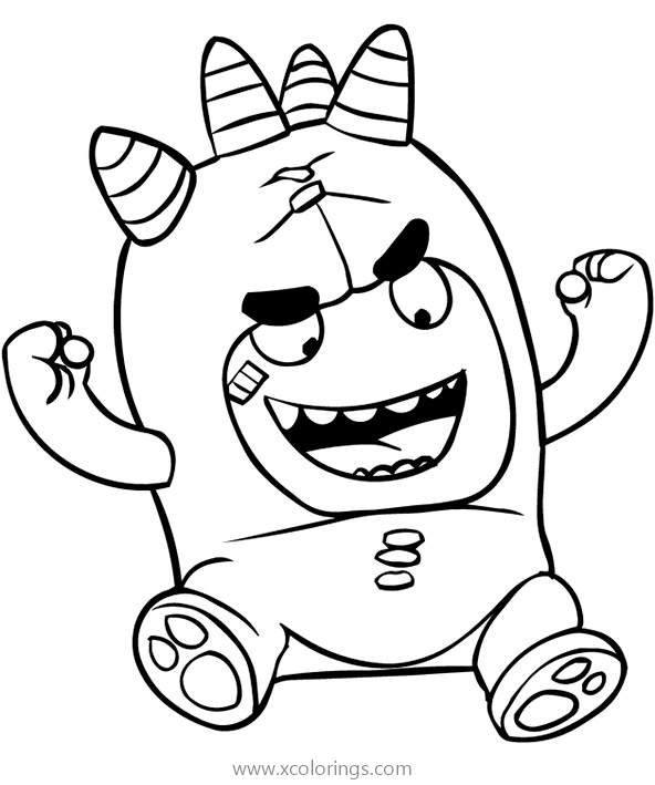 Oddbods coloring pages fuse coloring pages coloring books cute coloring pages