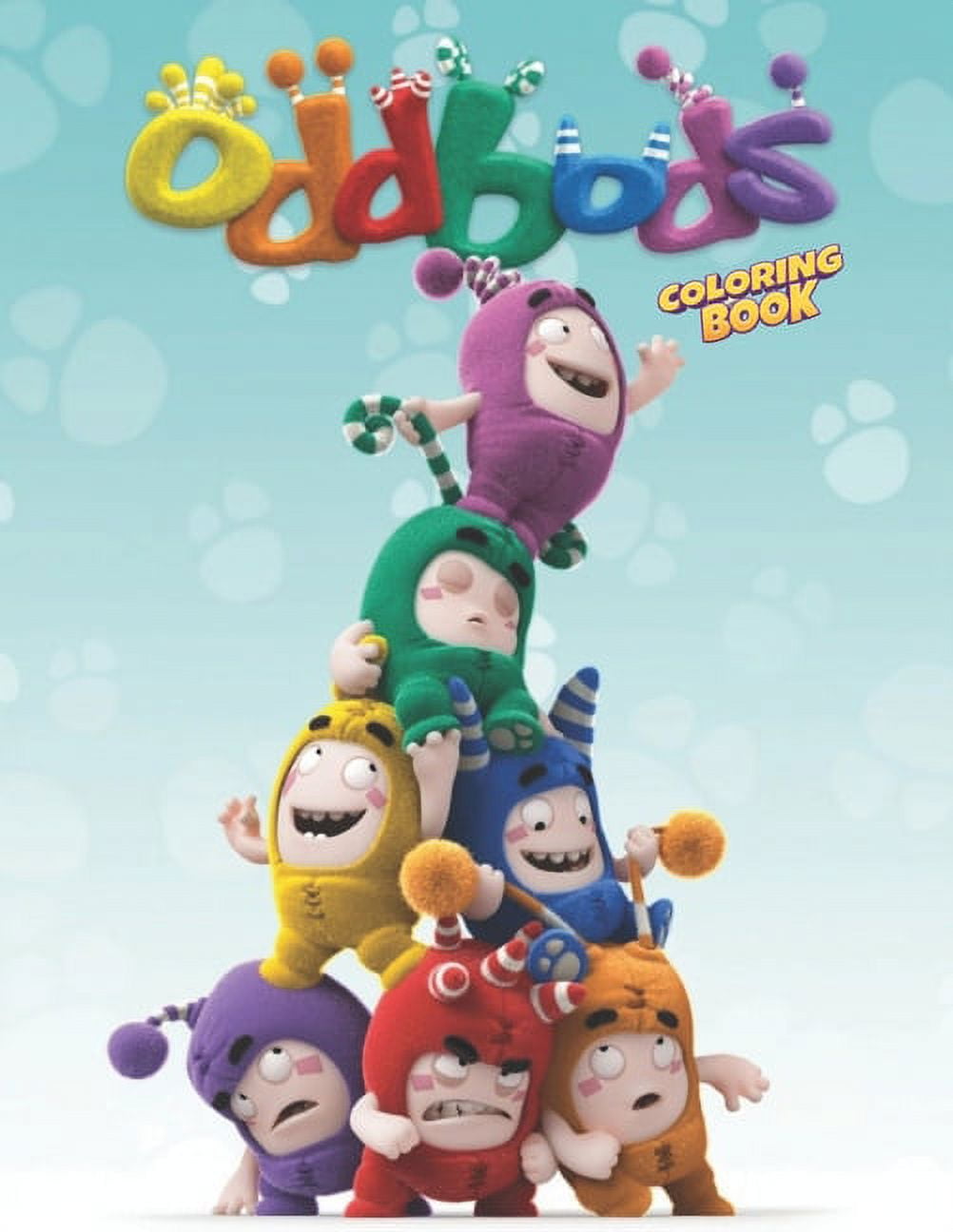 Oddbods coloring book an awesome item to relax and refresh with lots of images oddbods