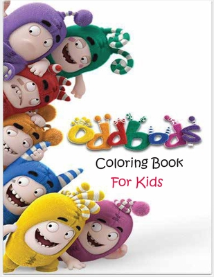 Oddbods coloring book for kids great book