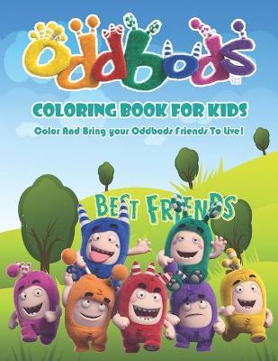 Oddbods loring book for kids letslor studio book buy now at mighty ape