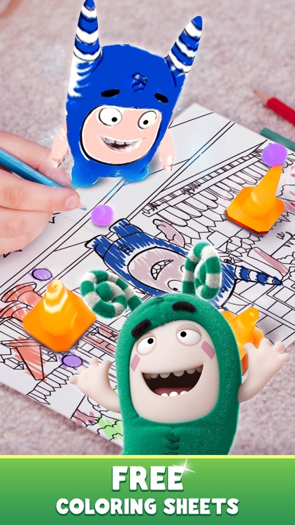 Oddbods live coloring ar by maysalwardmrd