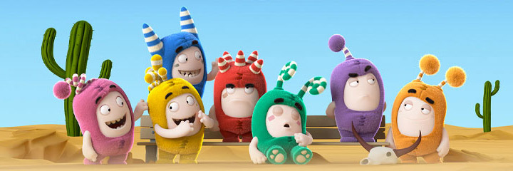 Oddbods coloring pages
