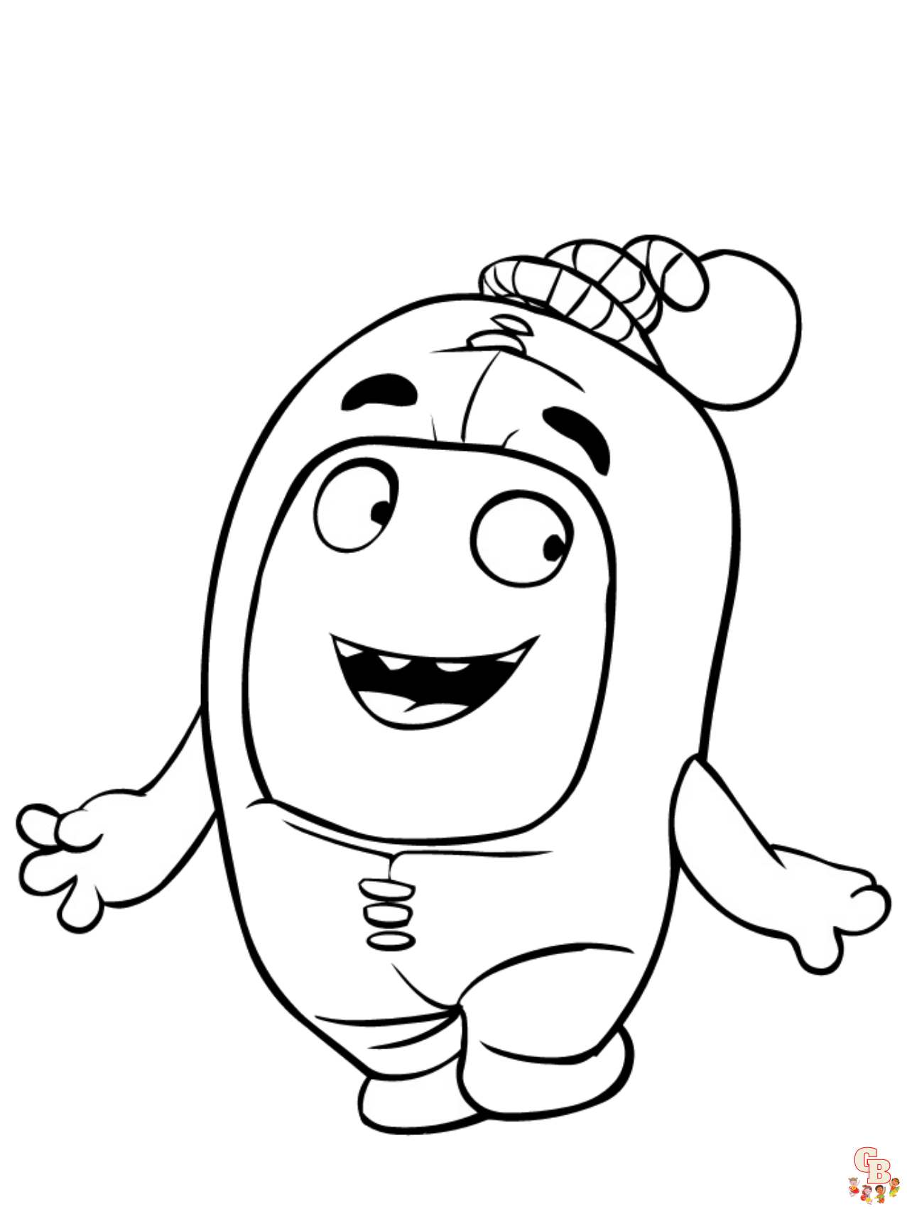 Get creative with oddbods coloring pages free printable sheets