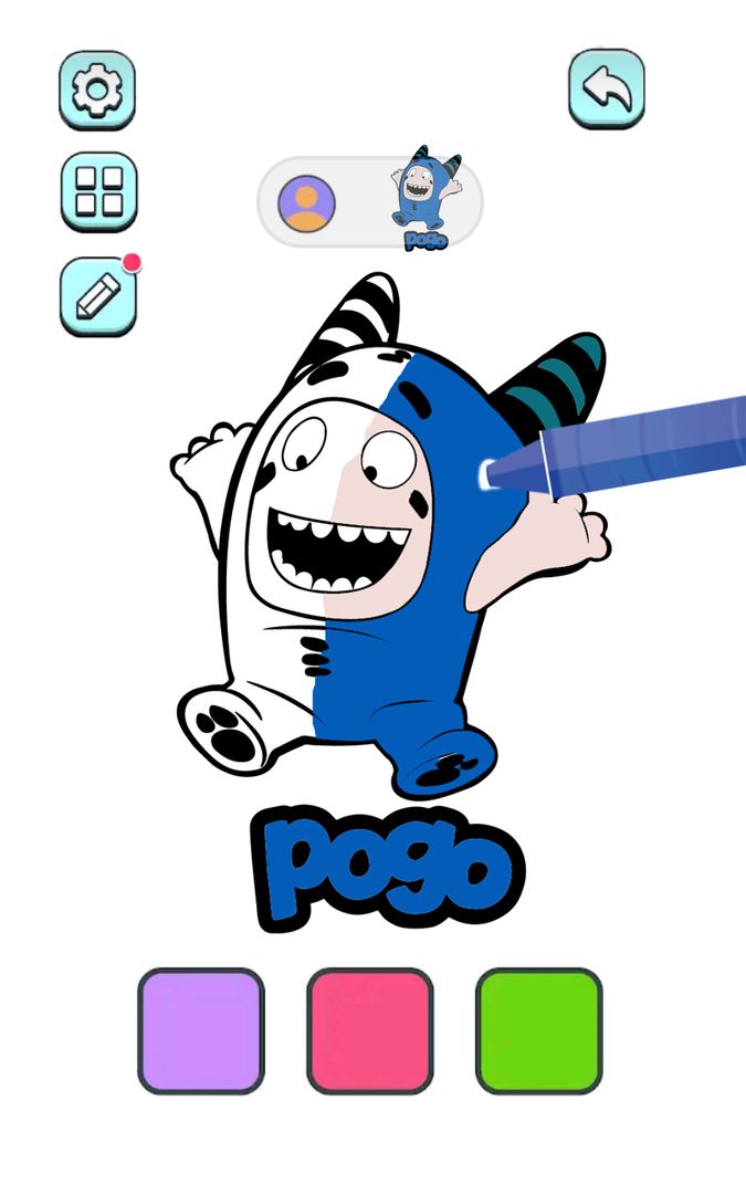 Oddbods coloring game android s