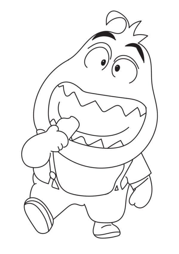 The bad guys coloring pages