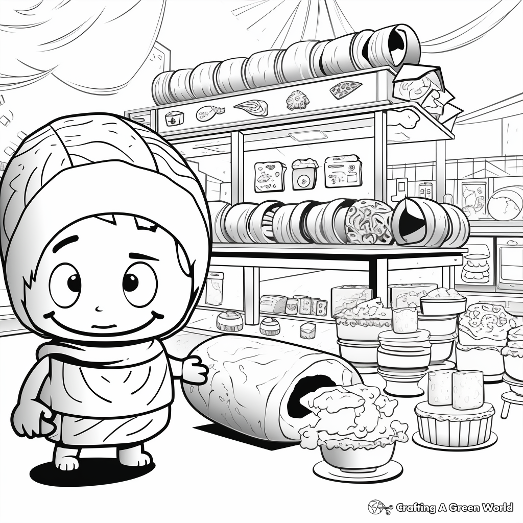 Food coloring pages