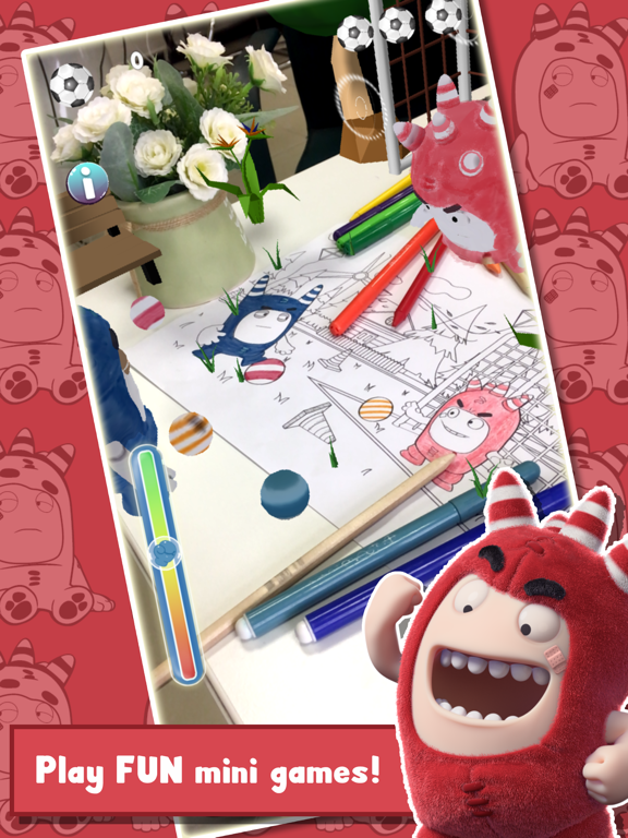 Oddbods live coloring ar apps
