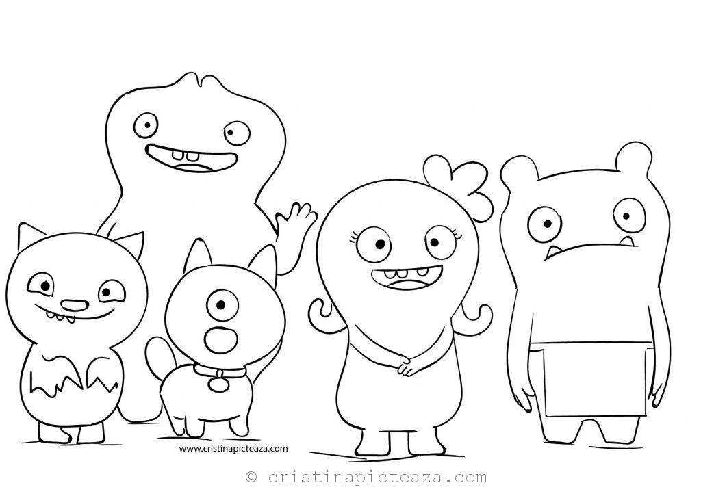 Ugly dolls coloring pages â download uglydolls for coloring