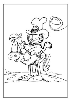 Expressive garfield moments printable coloring pages collection for kids