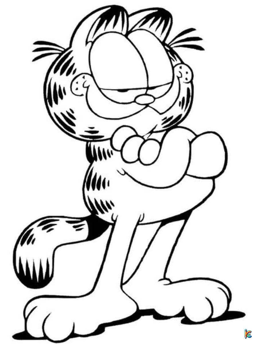 Garfield coloring pages â