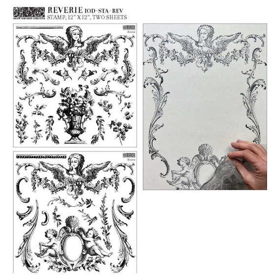 Iod stamp reverie iron orchid designs decor stamp