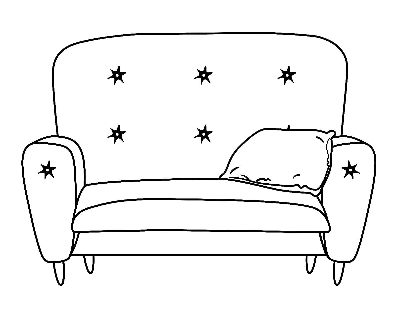 Furniture coloring pages wonder