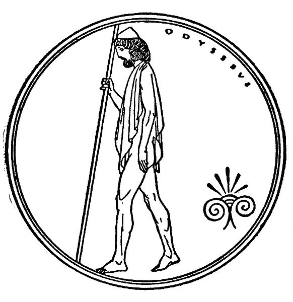 Homer the odyssey odysseus drawing c for sale as framed prints photos wall art and photo gifts