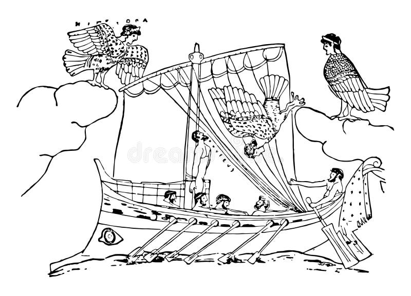 Homer odyssey stock illustrations â homer odyssey stock illustrations vectors clipart