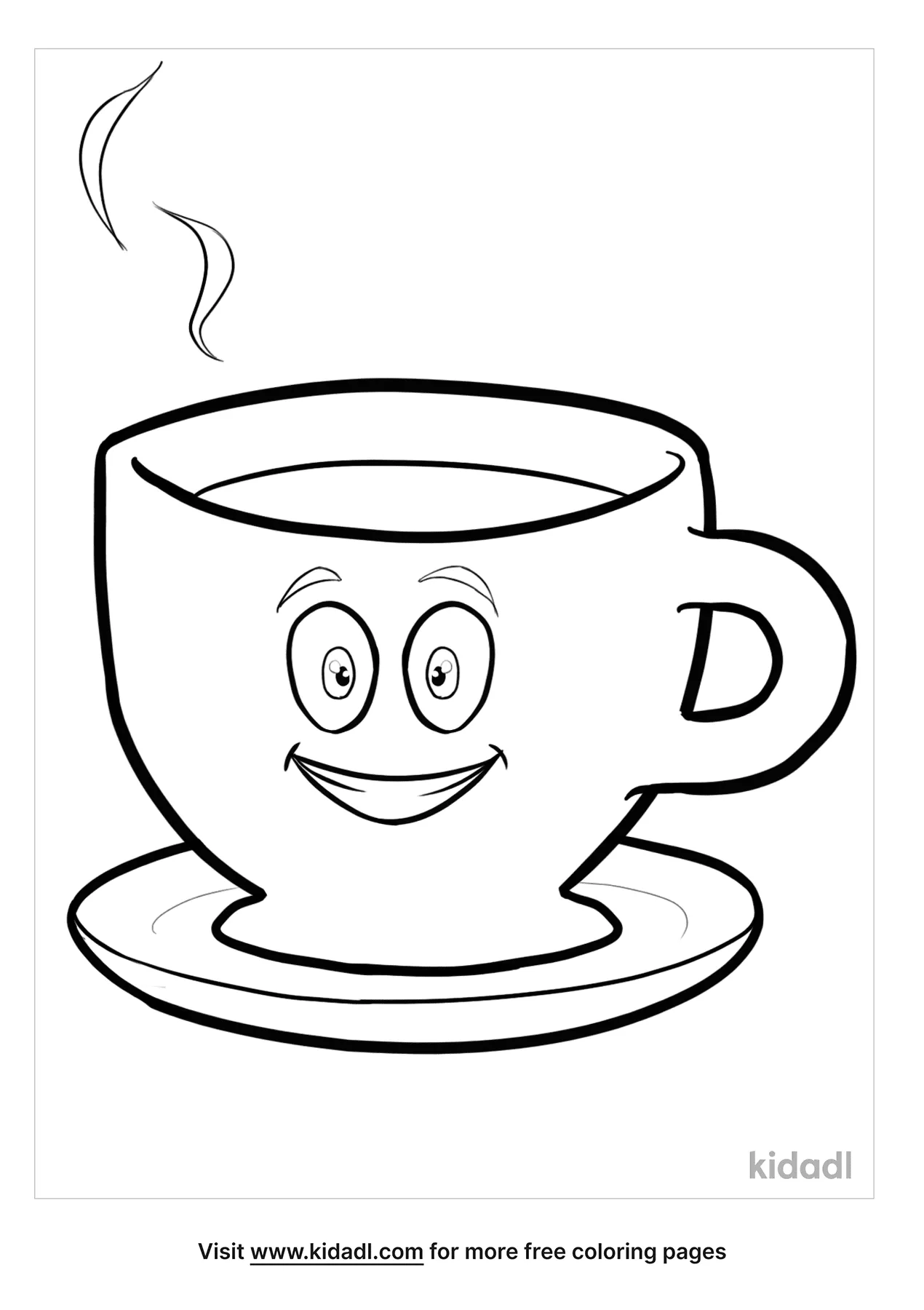 Free coffee cup coloring page coloring page printables