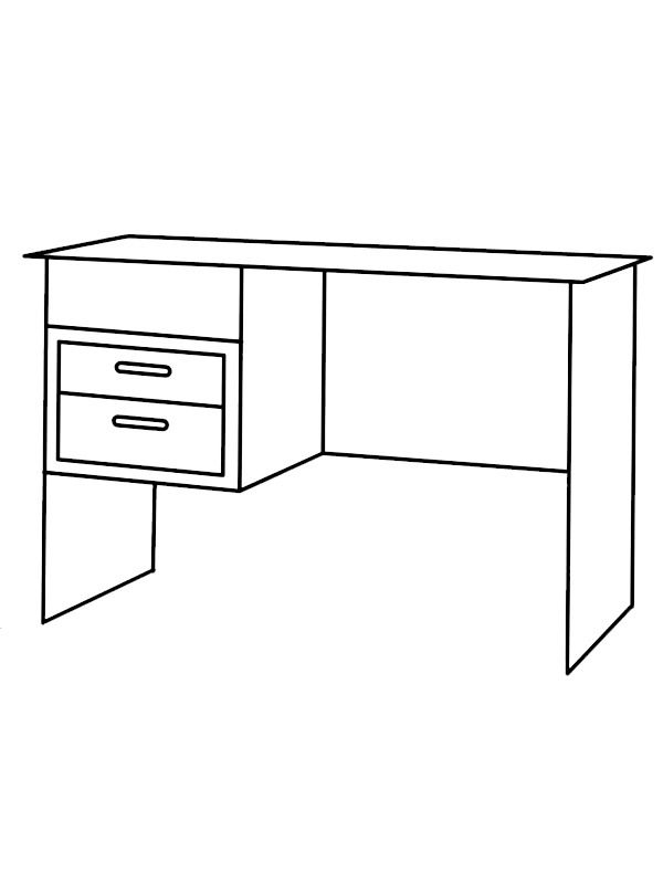 Desk colouring page desk coloring pages best desk