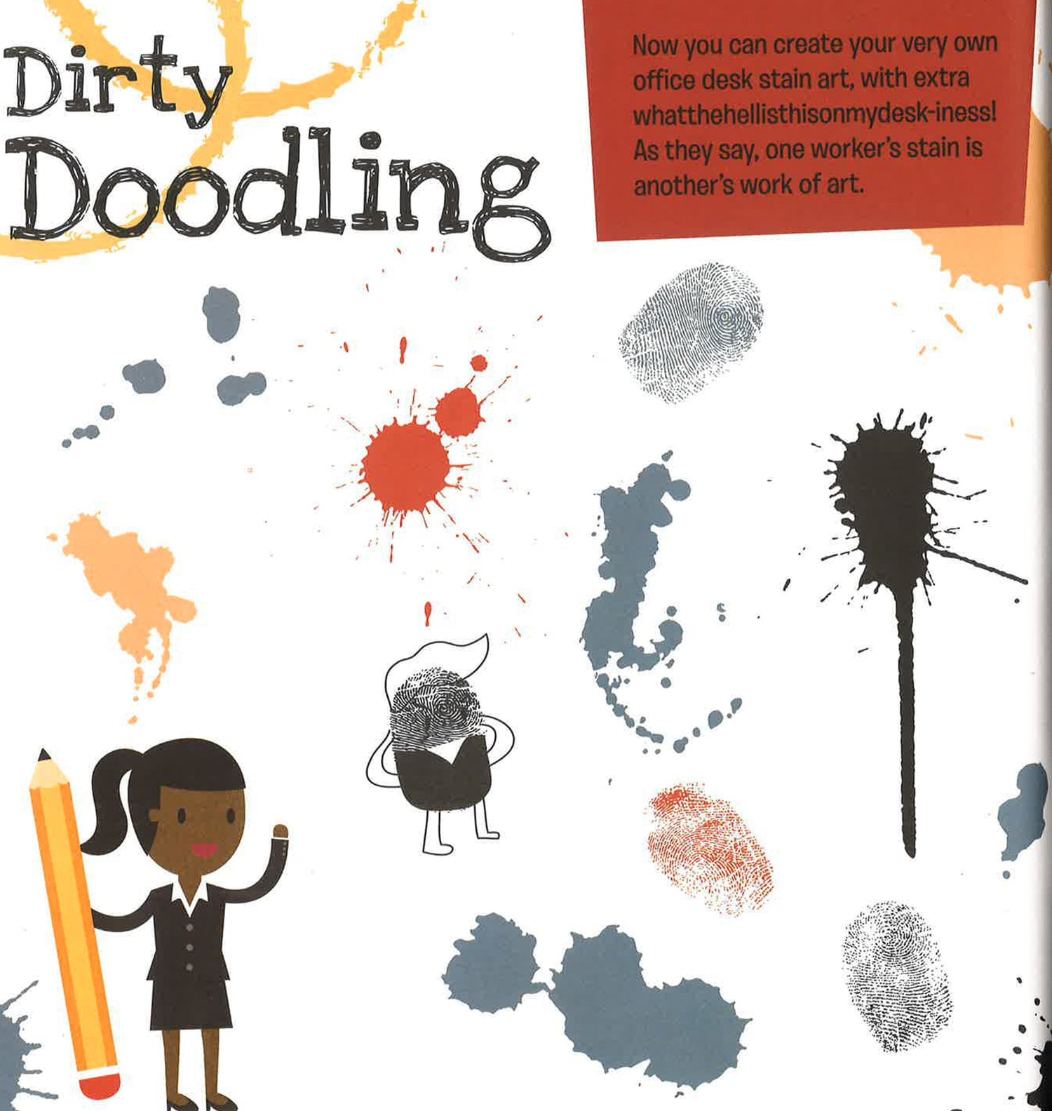 The office inactivity guide the slackers coloring book for doodlin â