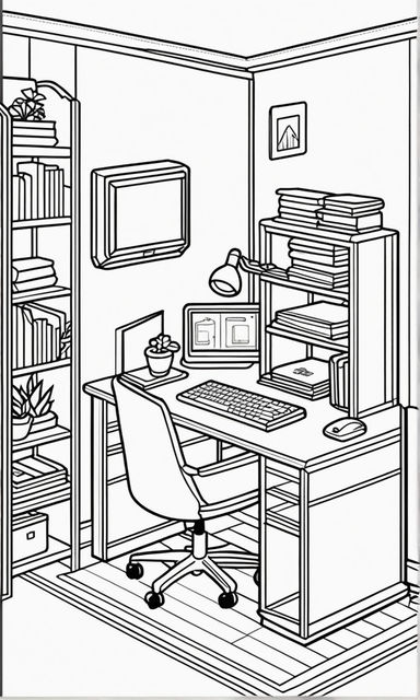 Badly drawn office desks