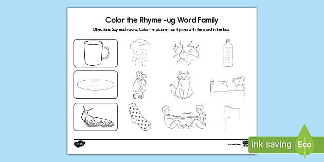 Color the rhyme