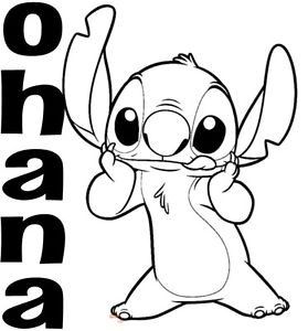 Stitch ohana stitch coloring pages stitch drawing disney coloring pages