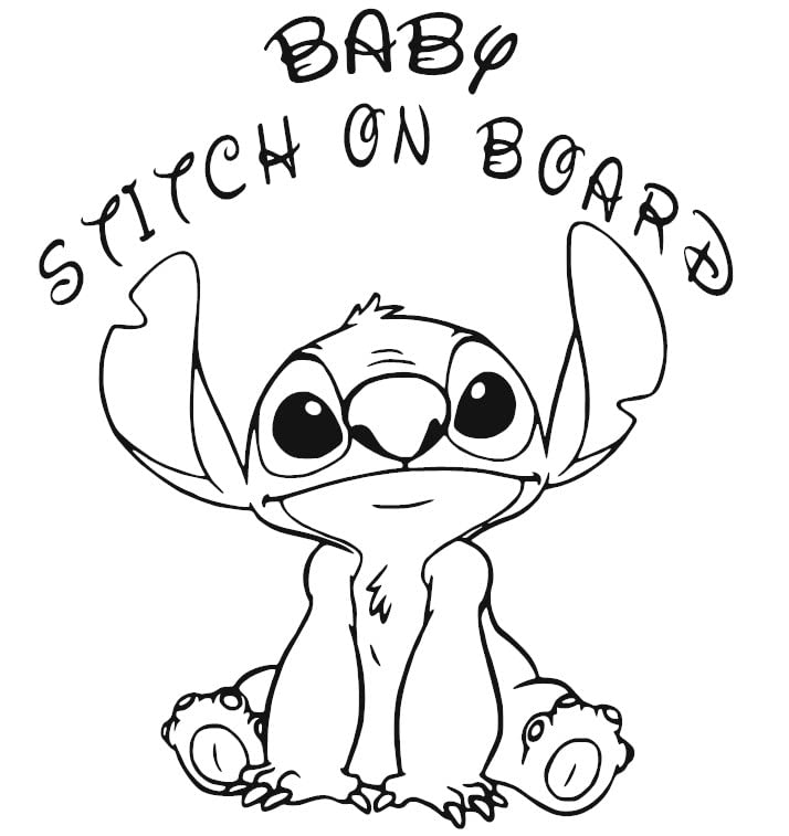 Baby stitch on board