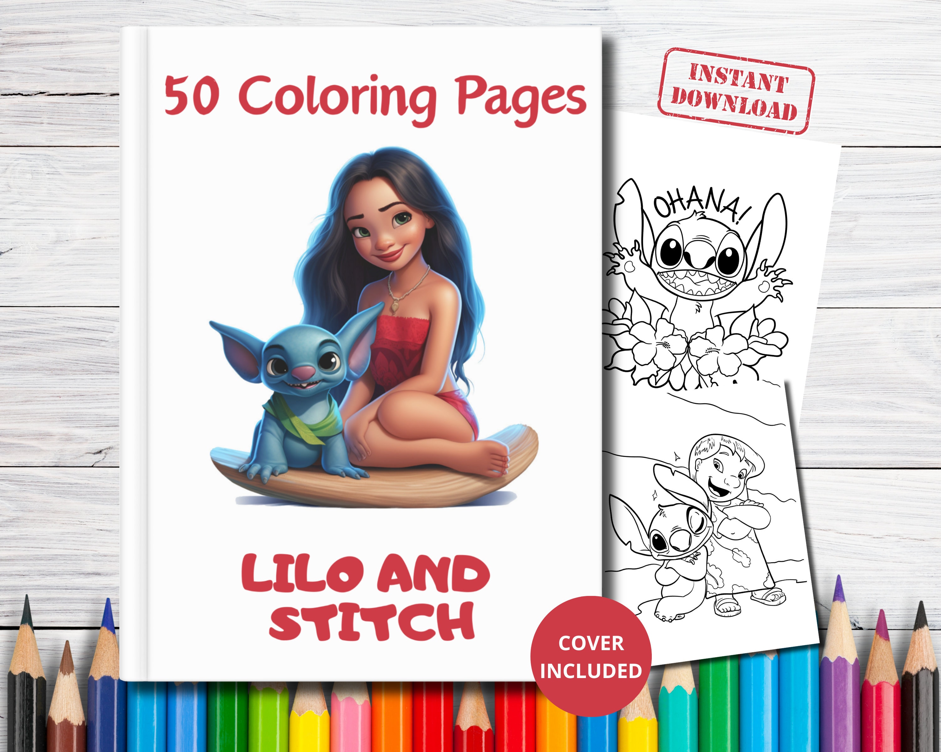 Lilo and stitch coloring pages cartoon coloring pages for kids coloring pages printable activities for kids instant download pdf