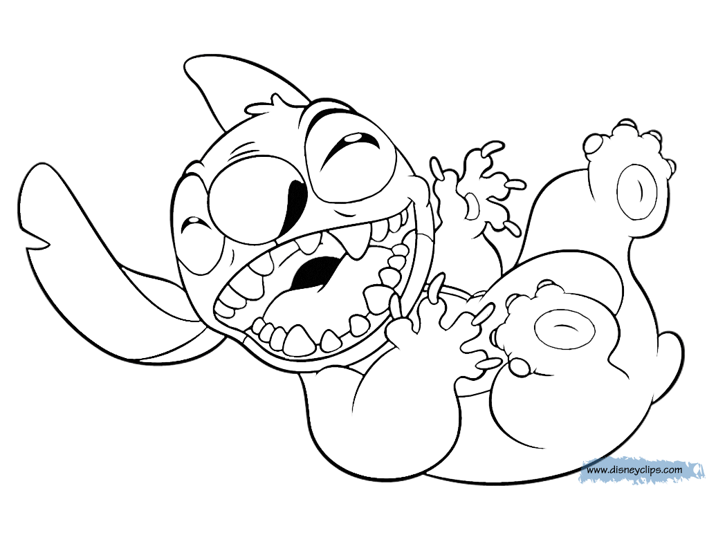 Lilo and stitch coloring pages