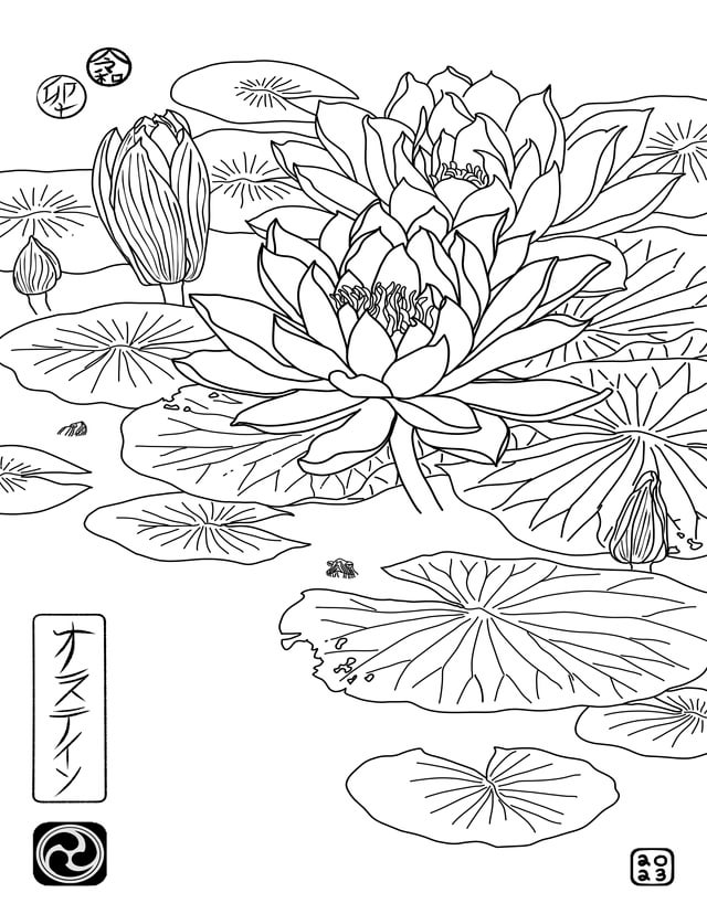 I recreated a ohara koson piece for my grandma rukiyoe
