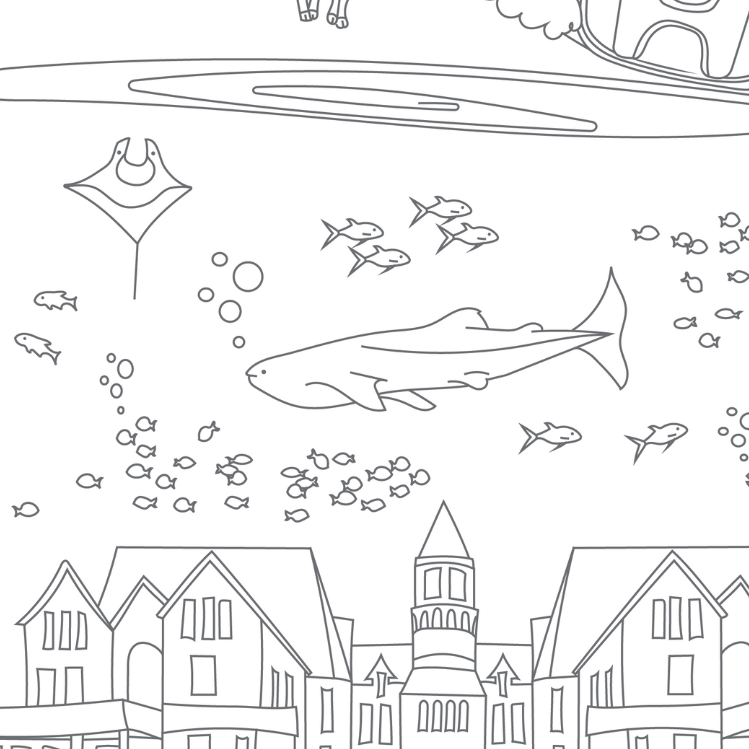 Coloring pages kinship adoption navigator